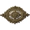 Ekena Millwork Antonio Ceiling Medallion, Hand-Painted Mississippi Mud Crackle, 35 7/8"W x 22 1/2"H x 4 3/8"P CM35X22ANMMC - alternate 1